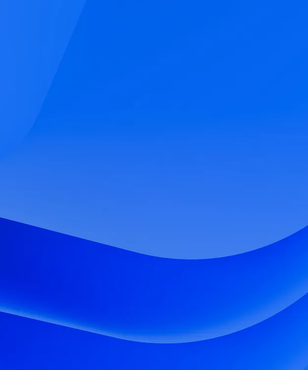 Abstract smooth blue waves pattern with gradient shades of blue.